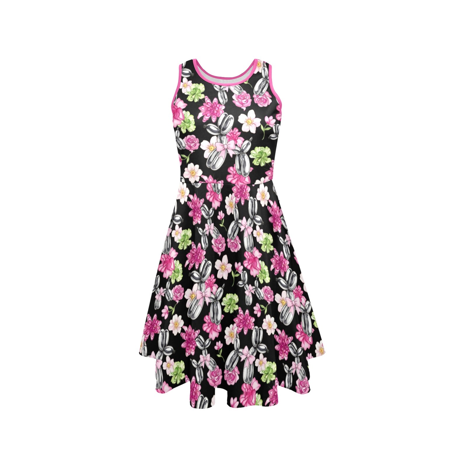 Petal Pop Women’s Fit & Flare Sleeveless Dress