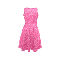 Twisterhood Women’s Fit & Flare Sleeveless Dress