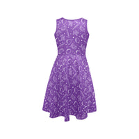 Twisterhood Women’s Fit & Flare Sleeveless Dress