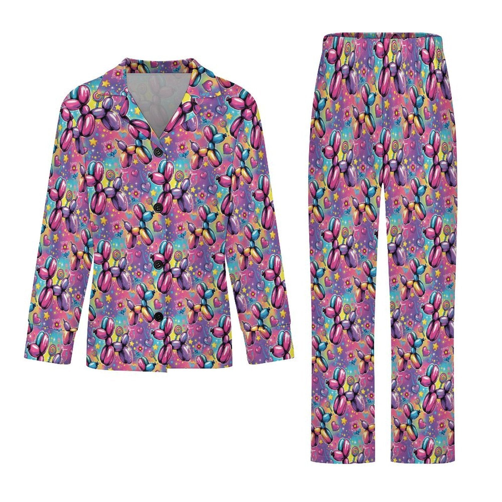 Sweet Dreams Dogs Women's Long Sleeve Pajama Set