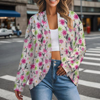 Petal Pop Women's Drop Shoulder Cardigan