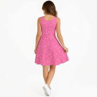 Twisterhood Women’s Fit & Flare Sleeveless Dress