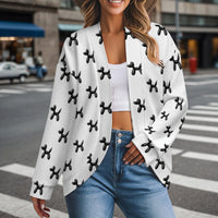 Classy Balloon Dogs Women's Drop Shoulder Cardigan
