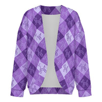 Argyle Afterparty Women's Drop Shoulder Cardigan