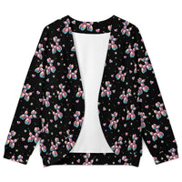 Retro Rainbow Women's Drop Shoulder Cardigan