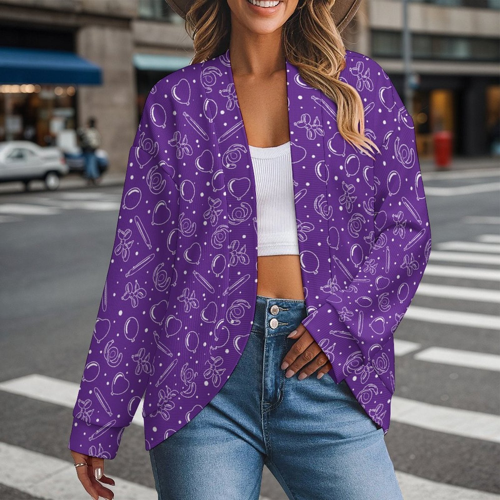 Twisterhood Women's Drop Shoulder Cardigan