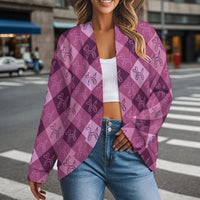 Argyle Afterparty Women's Drop Shoulder Cardigan