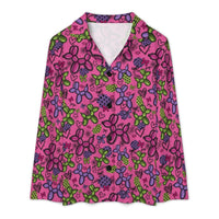 Pop Couture Women's Long Sleeve Pajama Set