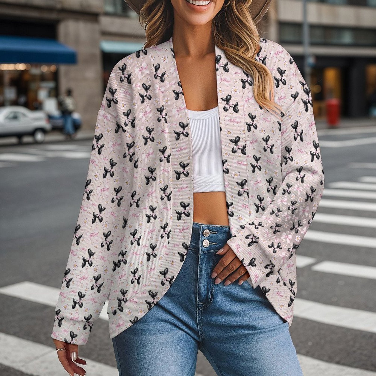 Bow Wow Women's Drop Shoulder Cardigan