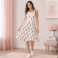 Bow Wow Women’s Fit & Flare Sleeveless Dress