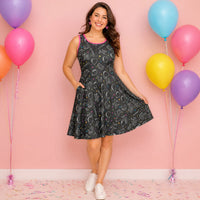 Twisterhood Women’s Fit & Flare Sleeveless Dress