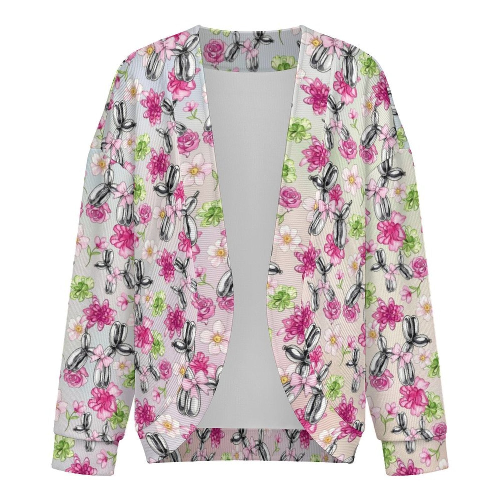 Petal Pop Women's Drop Shoulder Cardigan