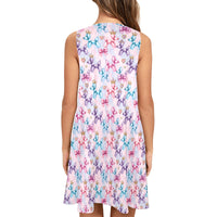 Perfectly Princess Women’s Flowy Sleeveless Dress with Pockets
