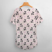 Bow Wow Women's Ice Silk V-Neck Top