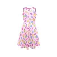 Twisterhood Women’s Fit & Flare Sleeveless Dress