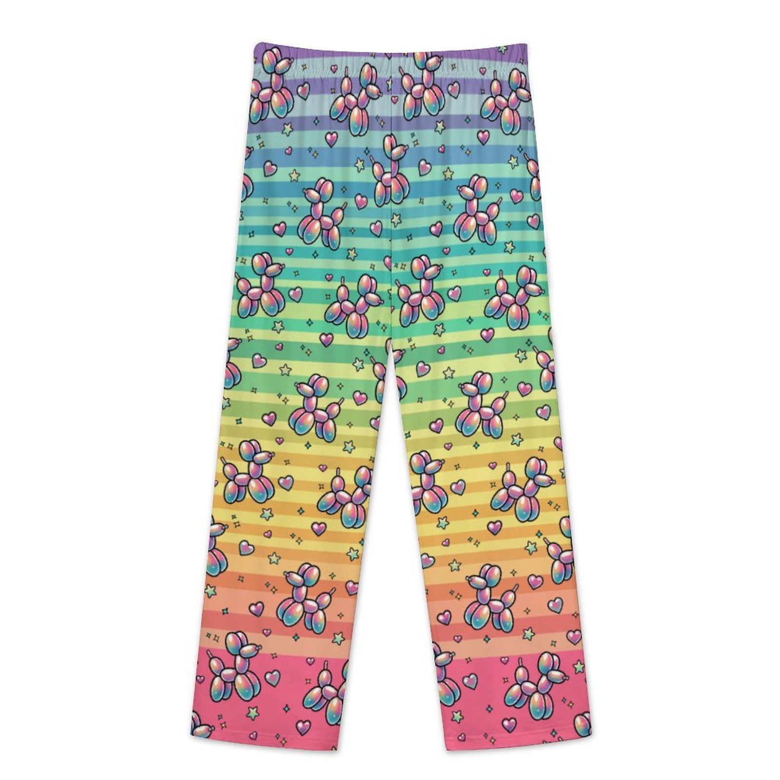 Retro Rainbow Women's Long Sleeve Pajama Set