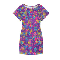 Electric Parade Women's Shirt Dress with Pockets