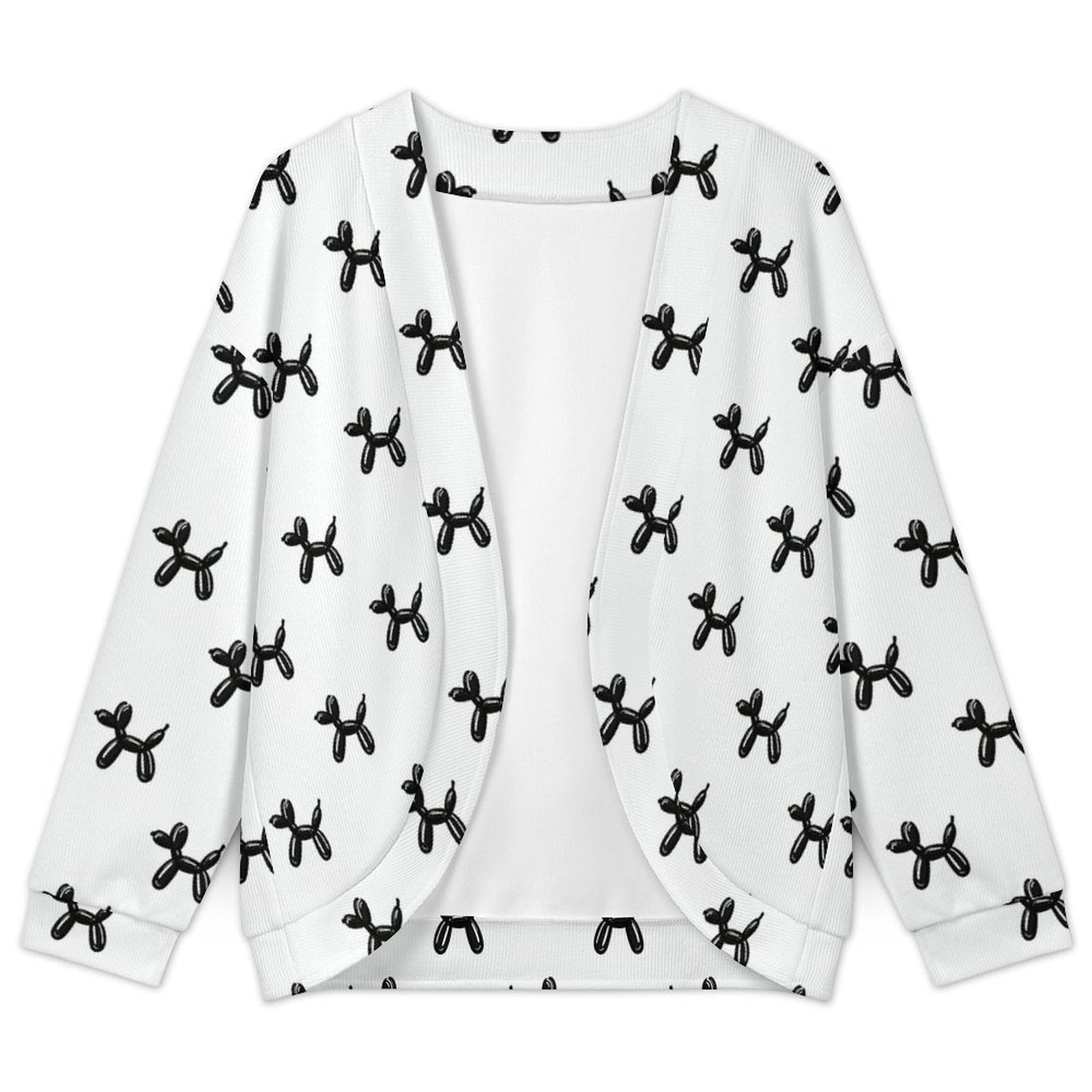 Classy Balloon Dogs Women's Drop Shoulder Cardigan
