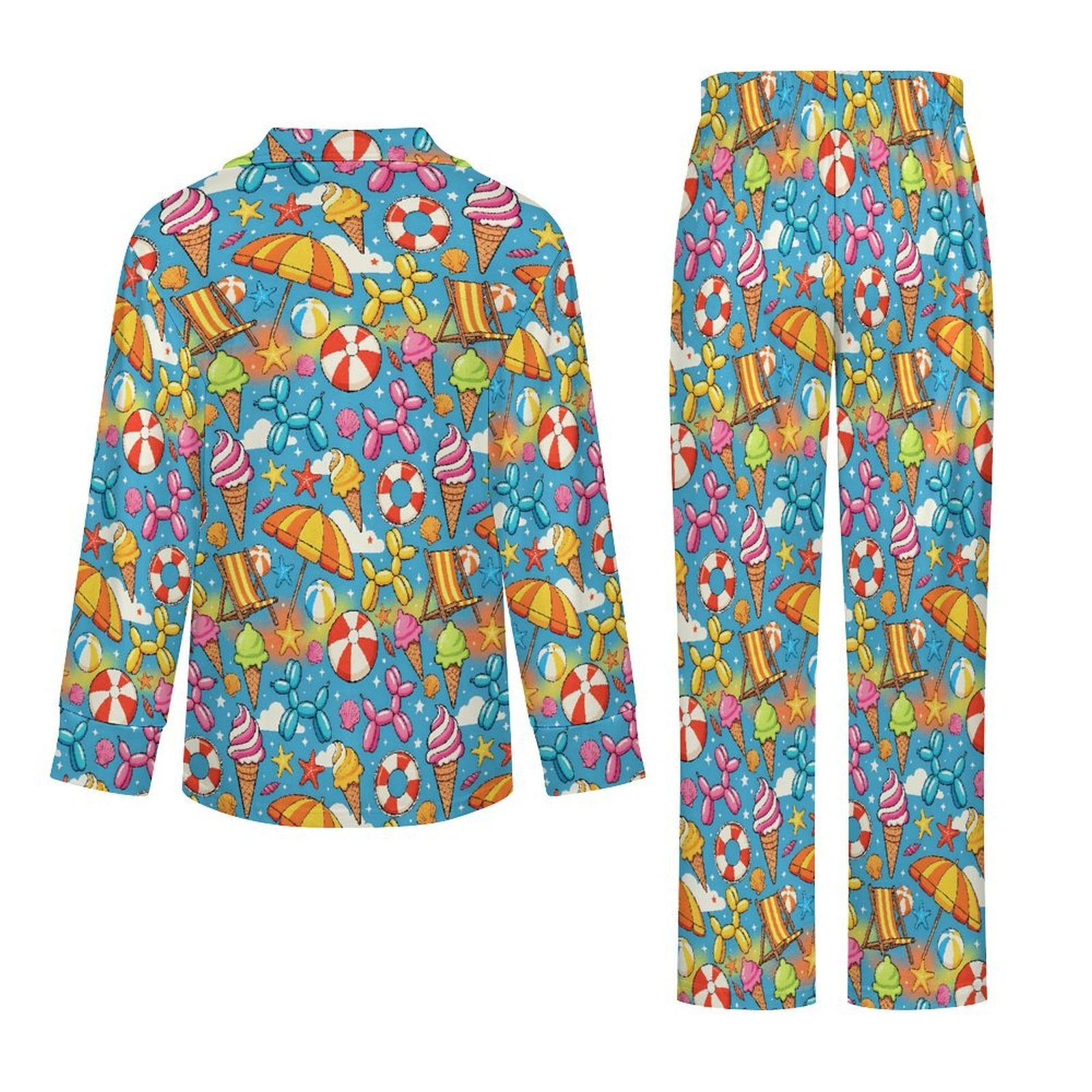 Summer Lovin' Women's Long Sleeve Pajama Set