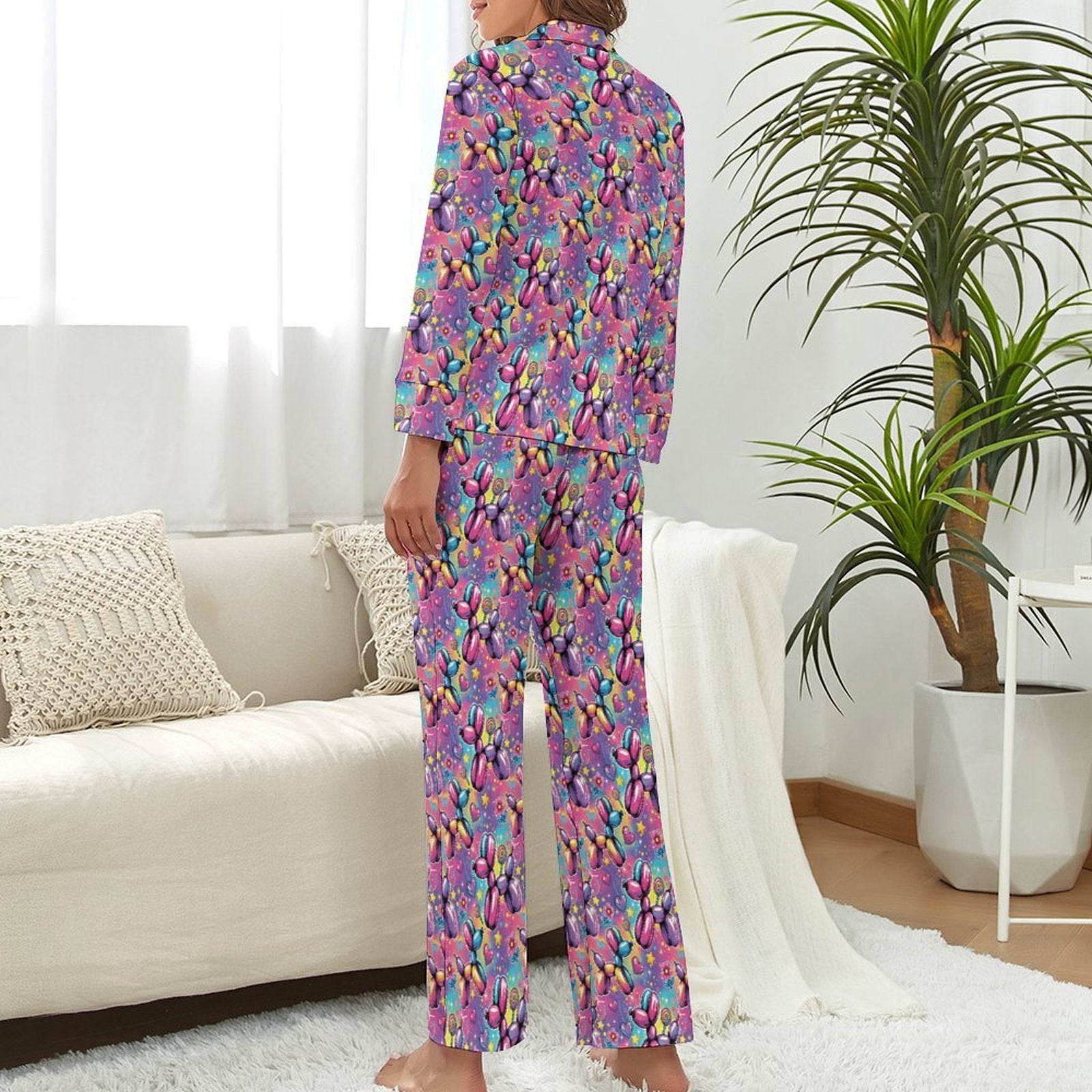 Sweet Dreams Dogs Women's Long Sleeve Pajama Set