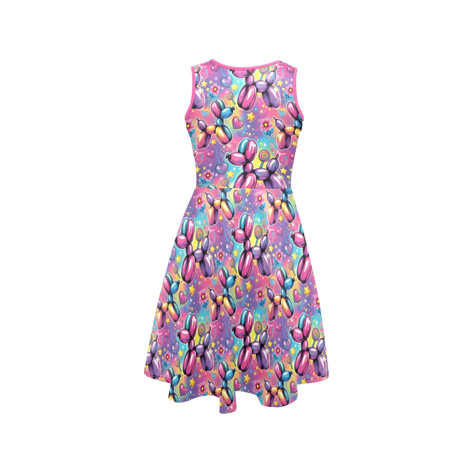 Sweet Dreams Dogs Women’s Fit & Flare Sleeveless Dress
