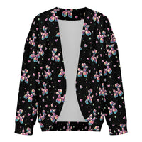 Retro Rainbow Women's Drop Shoulder Cardigan