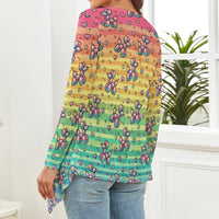 Retro Rainbow Women's Cardigan
