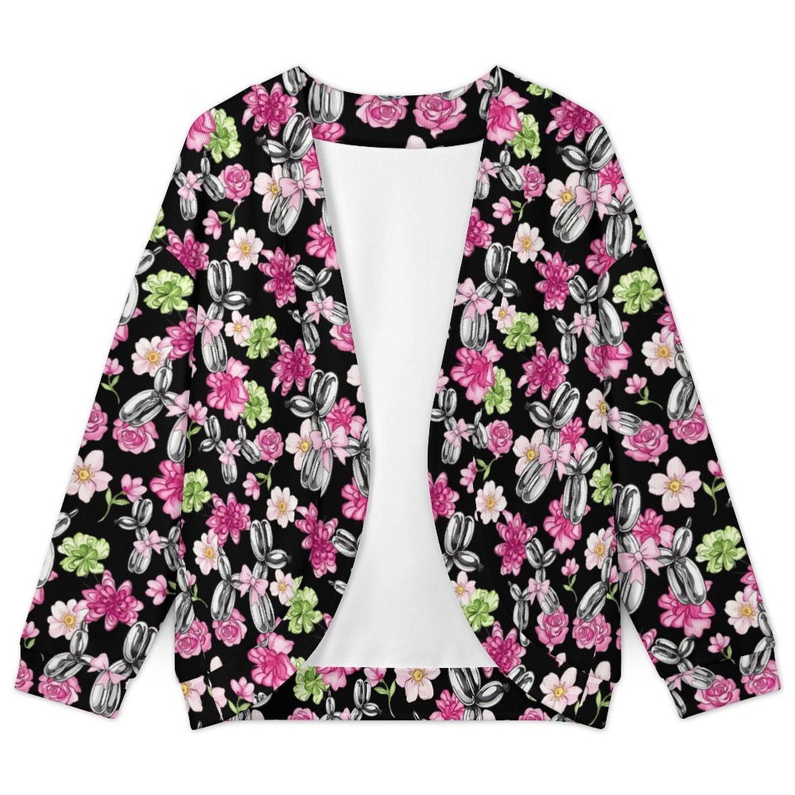 Petal Pop Women's Drop Shoulder Cardigan