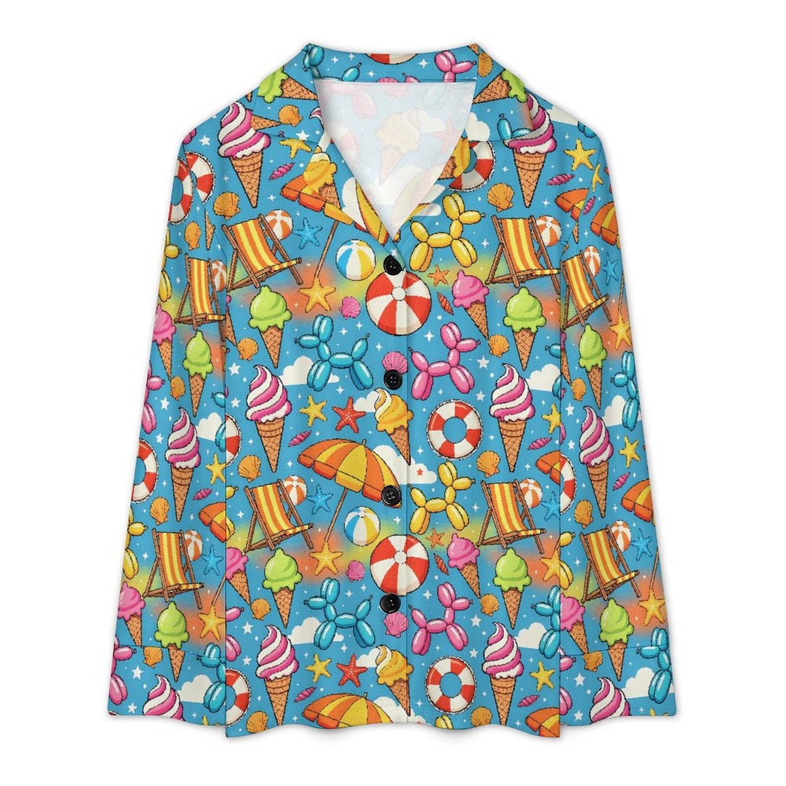 Summer Lovin' Women's Long Sleeve Pajama Set
