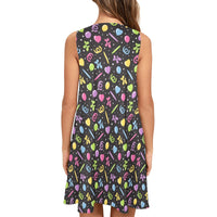 Twisterhood Women’s Flowy Sleeveless Dress with Pockets