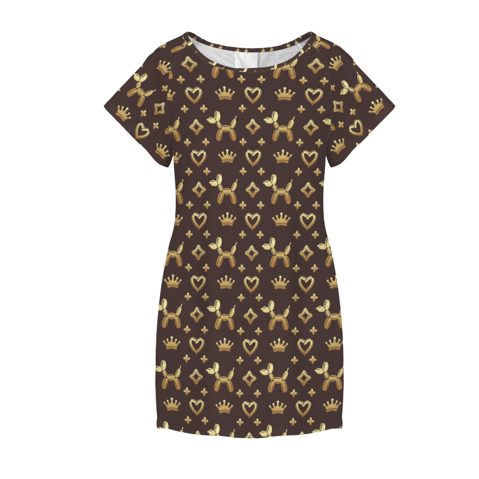 Decadent Dogs Women's Shirt Dress with Pockets