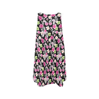 Petal Pop Women’s Flowy Sleeveless Dress with Pockets