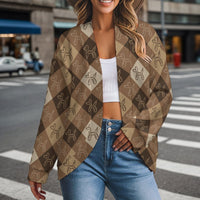 Argyle Afterparty Women's Drop Shoulder Cardigan