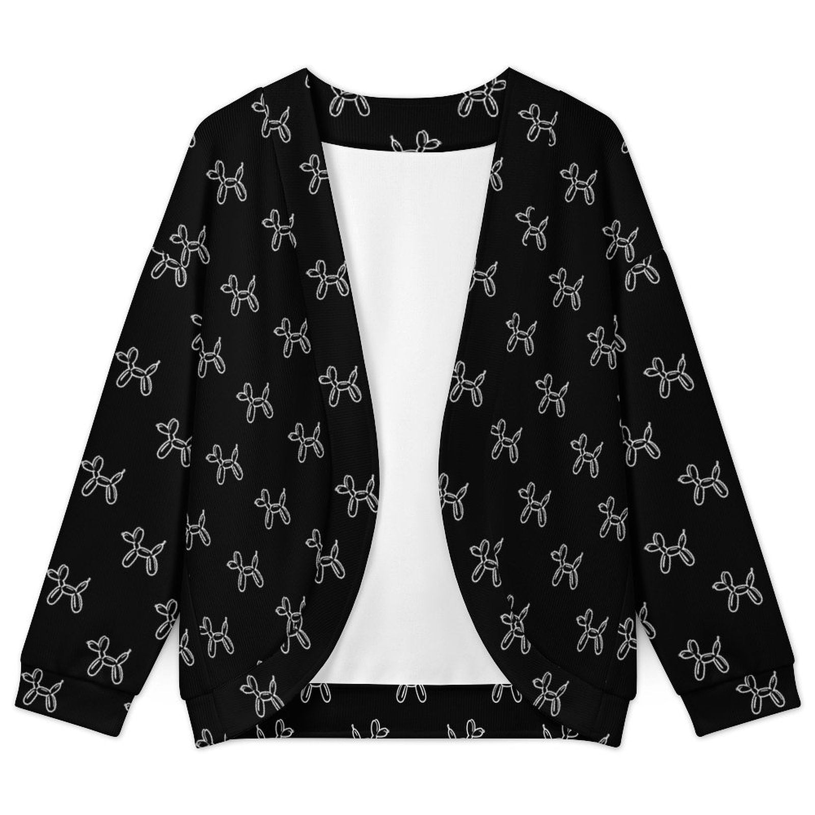 Classy Balloon Dogs Women's Drop Shoulder Cardigan