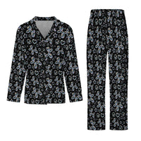 Bubble Balloon Dogs Women's Long Sleeve Pajama Set