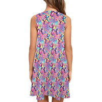 Sweet Dreams Dogs Women’s Flowy Sleeveless Dress with Pockets