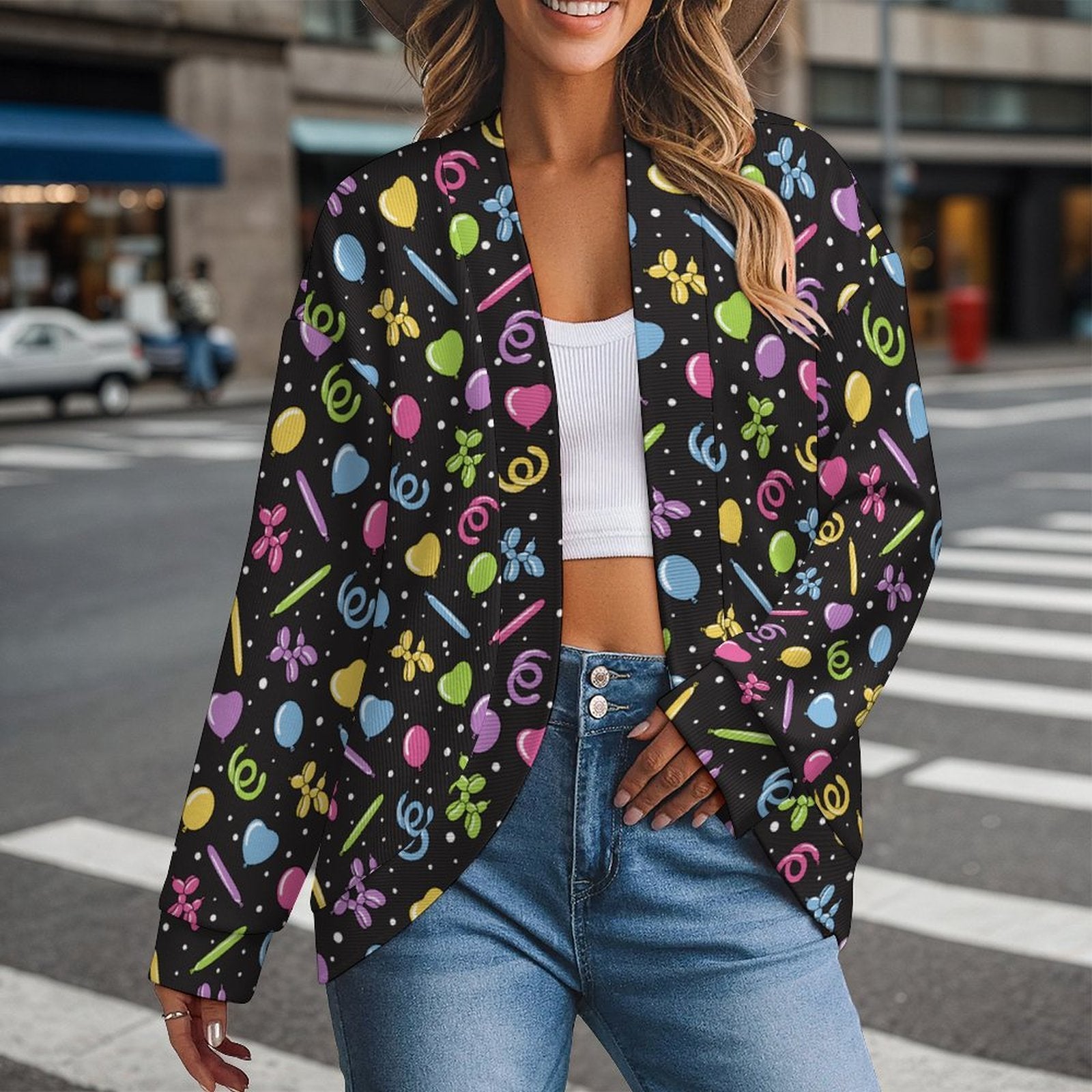 Twisterhood Women's Drop Shoulder Cardigan