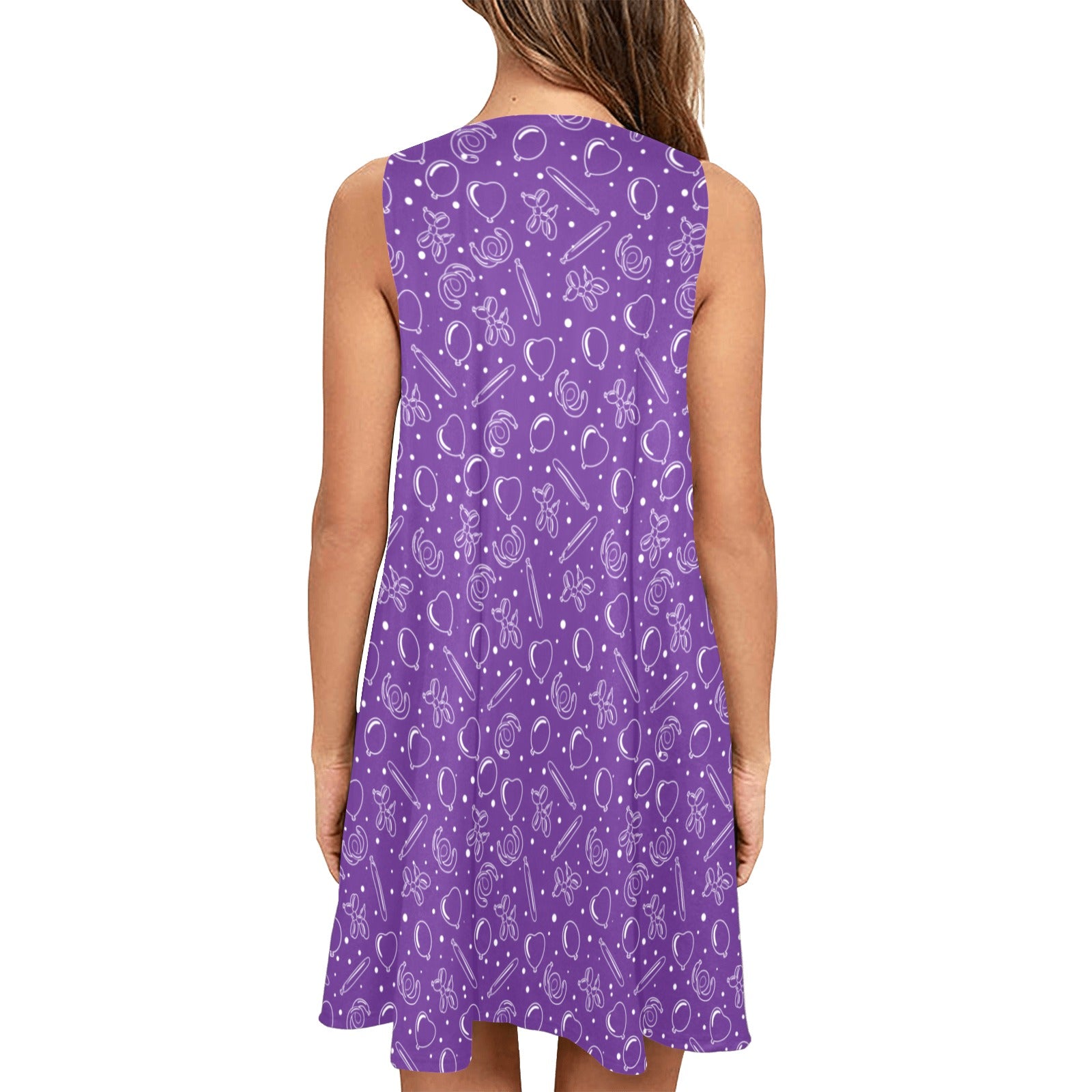 Twisterhood Women’s Flowy Sleeveless Dress with Pockets