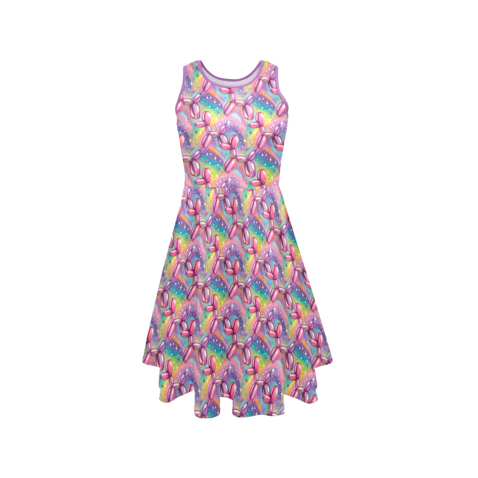 Aurora Pop Women’s Fit & Flare Sleeveless Dress