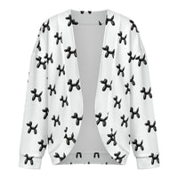 Classy Balloon Dogs Women's Drop Shoulder Cardigan