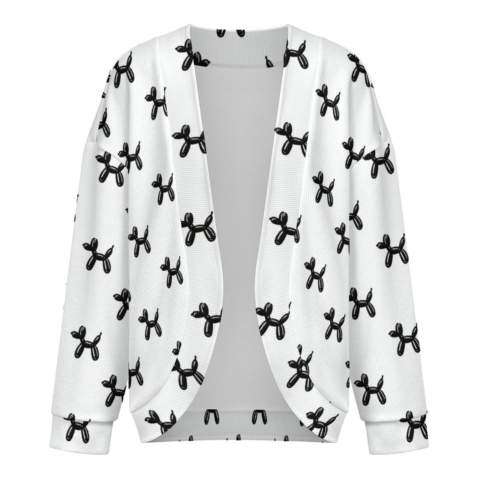 Classy Balloon Dogs Women's Drop Shoulder Cardigan