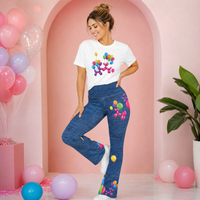Celebration Pop Women's Flare Leggings