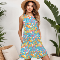Summer Lovin' Women’s Flowy Sleeveless Dress with Pockets