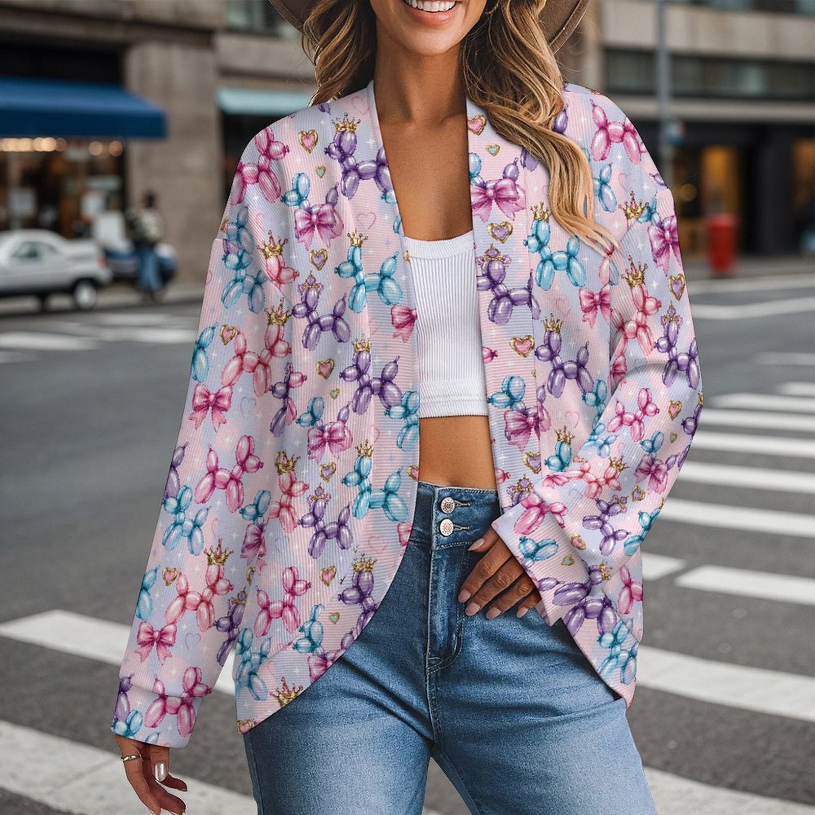 Perfectly Princess Women's Drop Shoulder Cardigan