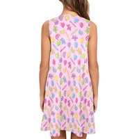 Twisterhood Women’s Flowy Sleeveless Dress with Pockets