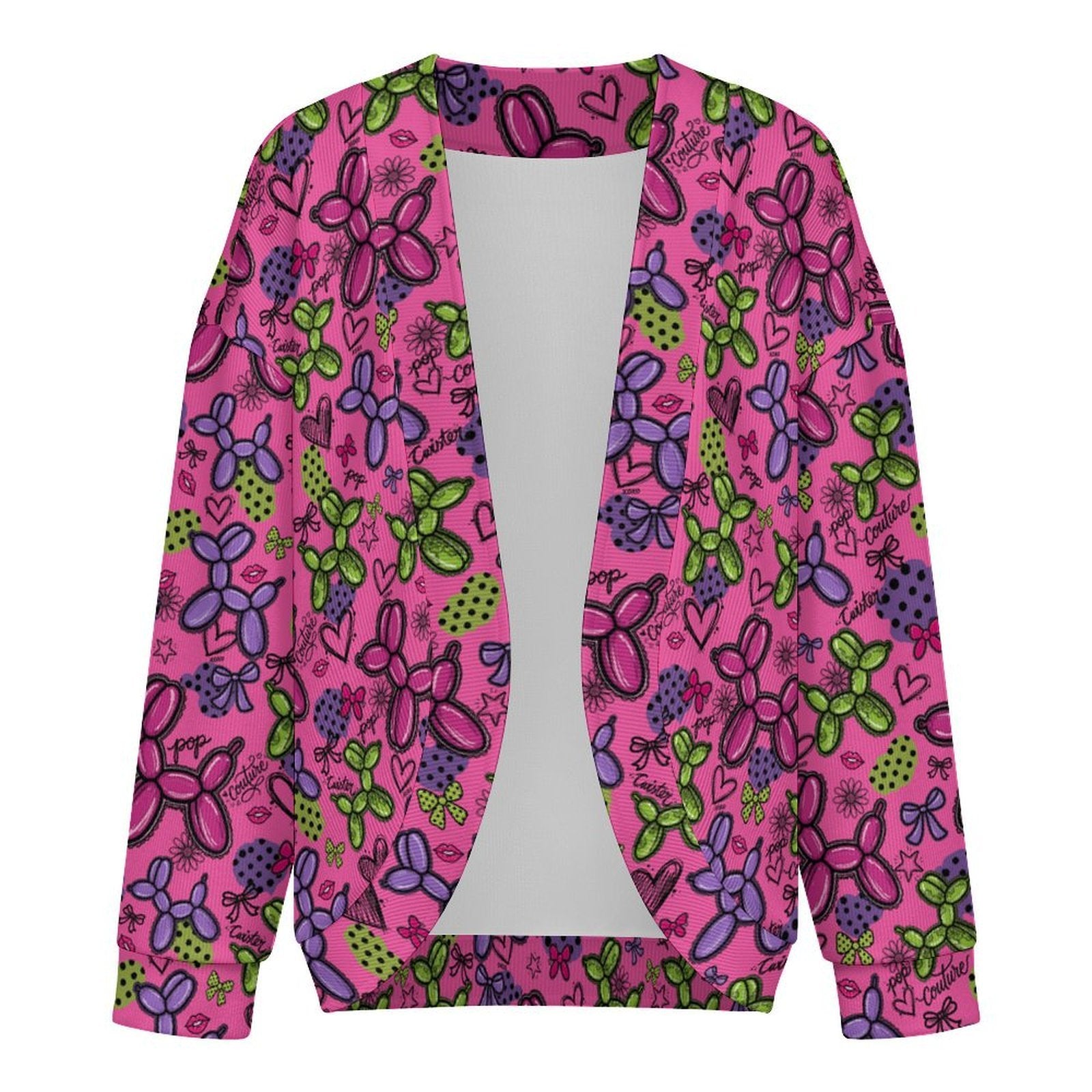 Pop Couture Women's Drop Shoulder Cardigan