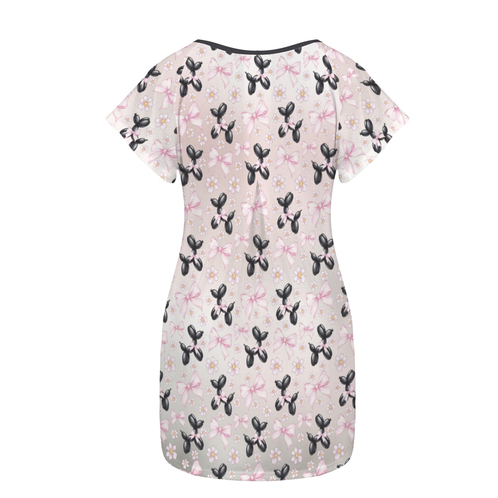 Bow Wow Women's Shirt Dress with Pockets