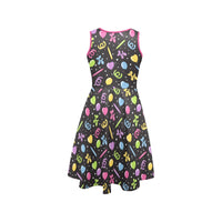 Twisterhood Women’s Fit & Flare Sleeveless Dress