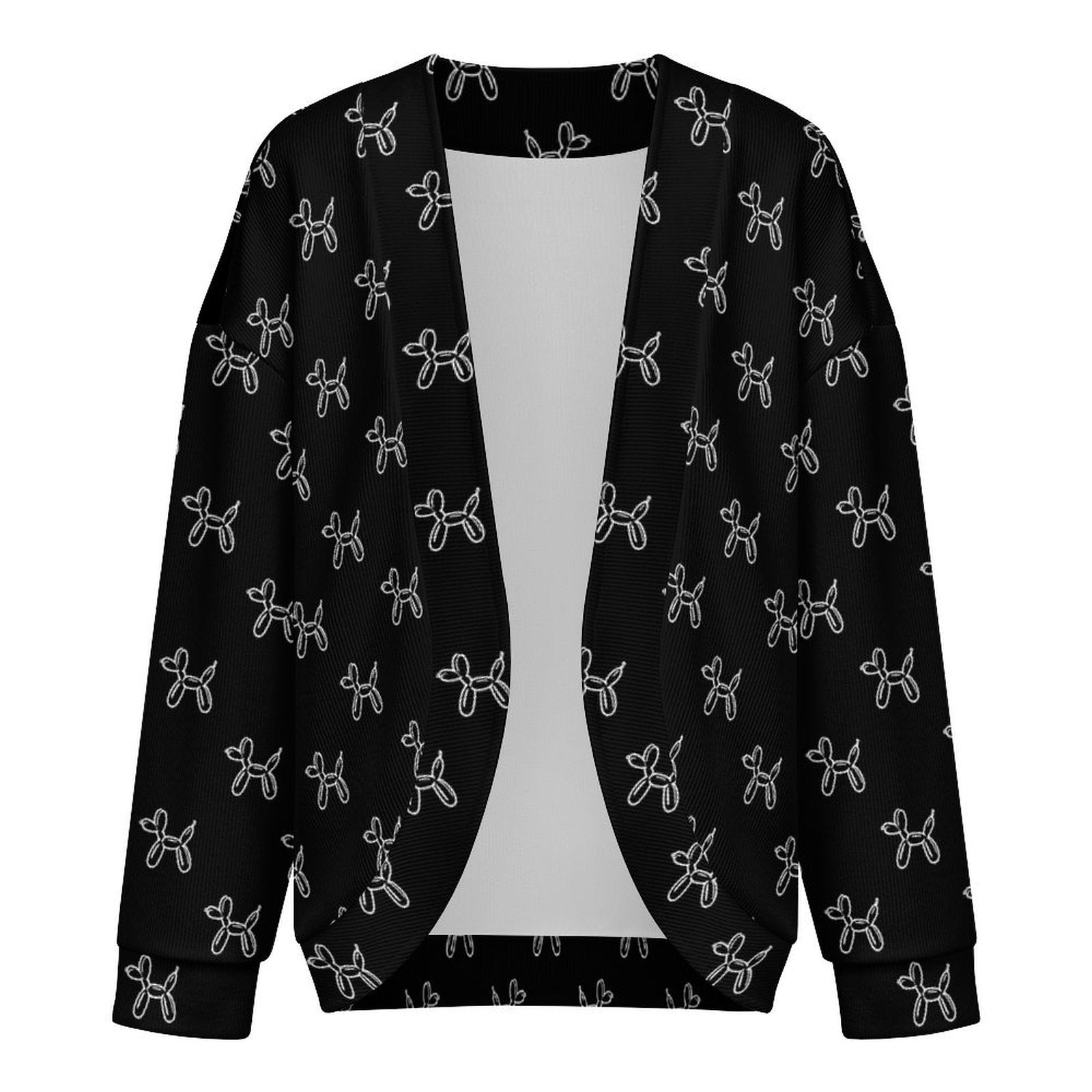 Classy Balloon Dogs Women's Drop Shoulder Cardigan