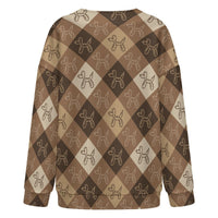 Argyle Afterparty Women's Drop Shoulder Cardigan
